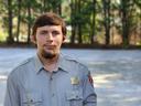 A man in a forester uniform.