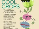 NC Cooperative Extension: COOL CROPS — Thursday Oct 3, 5:30–7:00 PM; FREE PLANTS