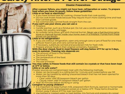 Meal Prep & Food Safety flyer