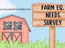 photo of a barn with a link to the survey
