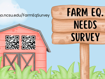 photo of a barn with a link to the survey