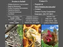 Grow Your Homestead workshop flyer — sessions Nov 15-16 at Greene County Farmers Market