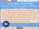 Youth Cookie Decorating Workshop information. September 17 from 6-7:30 at the Haywood County Cooperative Extension 