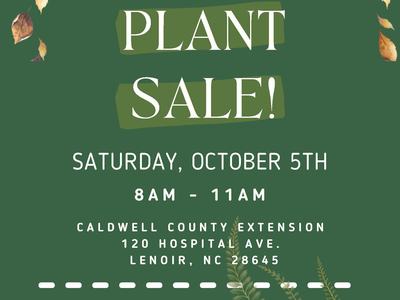 Fler with green background and leaves at the top of pageannouncing the Native Plant Sale