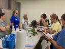 group preparing food