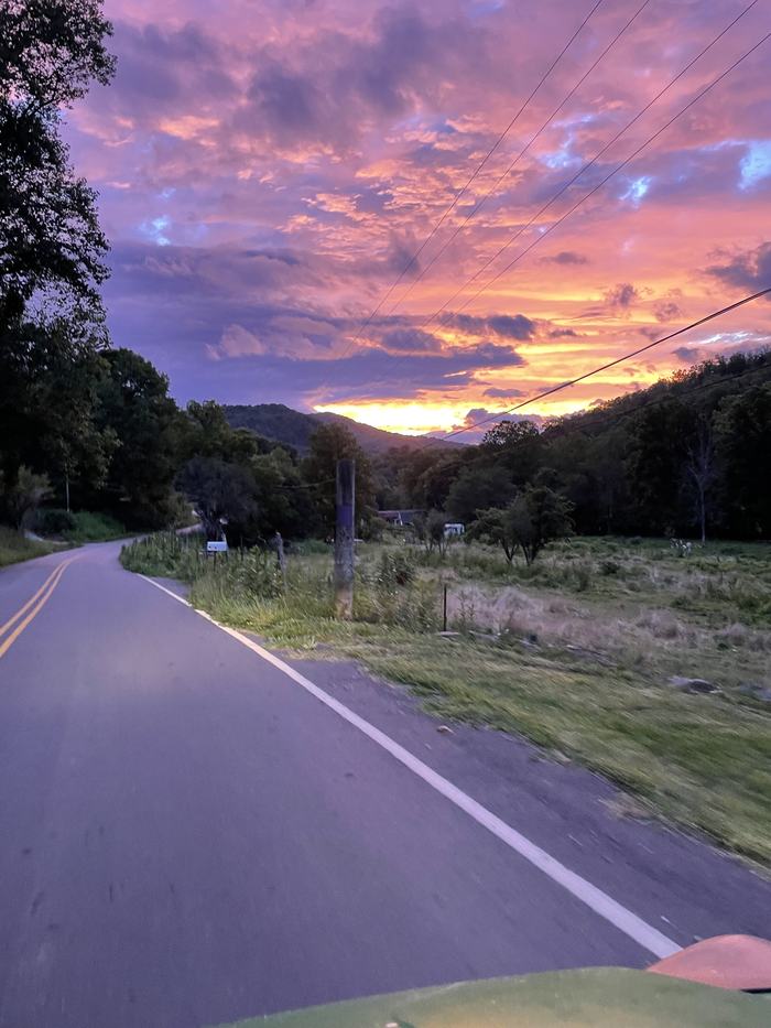 Beauty on a Mountain Road