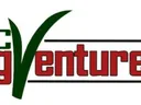 Logo reading "NC agVentures" with a green stylized V leaf and red block text