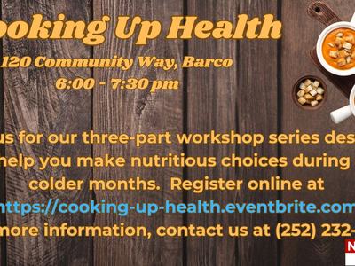 Winter Soups on a cutting board