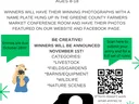 Greene County 4-H Photography Contest; ages 8–18; entries due Oct 28; winners announced Nov 1