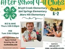 4-H Info with pictures of kids doing science