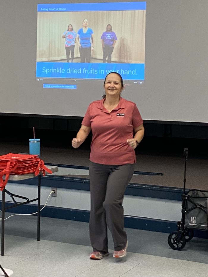 Chrissy leading activity 