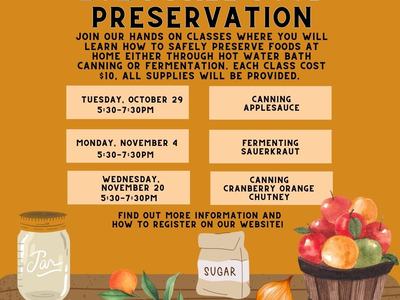 Copy of 2024 Fall Food Preservation Series