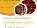 My senses are in overdrive right now with all the sights, sounds, smells, and taste of fall and all the up-coming holidays that it is hard for me to focus! But I'll tell what I am focused on, the Cranberry Raspberry Preserves I made last week! This recipe