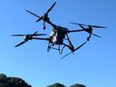 Drone Hovering in midair.