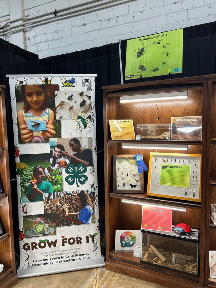 Grow For It display at the NC State Fair.