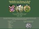 Sandhills Cut Flower & Herb Growers Interest Meeting flyer: Dec 10, 2024, 4–6 PM, Red's Corner, $5, QR code