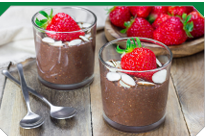 chocolate chia pudding
