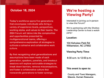 shelton leadership informational flyer