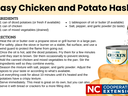 canned chicken and potato hash recipe
