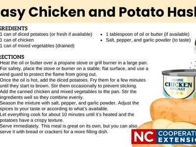 canned chicken and potato hash recipe