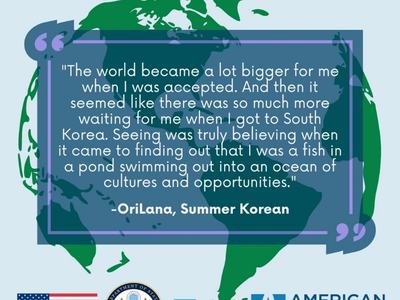 Quote by OriLana, Summer Korean