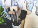 Kitchen utensils and cutting boards
