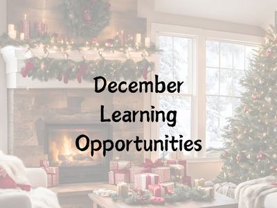 Living room with lit fireplace and Christmas tree