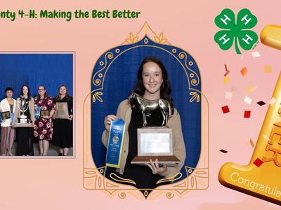 Cayden Lowe with awards