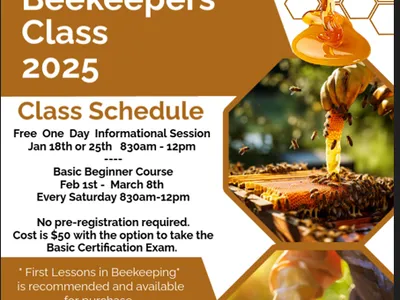 Beginner Beekeepers Class 2025.