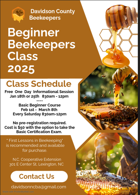Beginner Beekeepers Class 2025.
