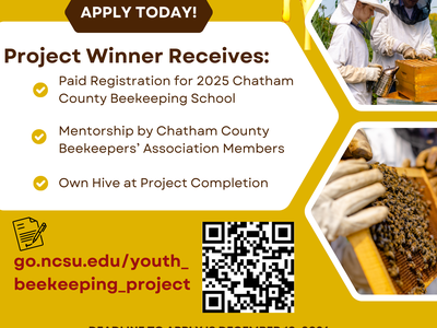 Chatham Youth Beekeeping Project — Apply today; deadline Dec 10, 2024