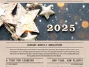 Lincoln County Cooperative Extension newsletter cover with "NEWSLETTER" headline, "2025", January 2025