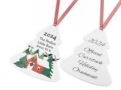 Christmas Ornament shaped like a tree