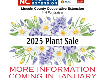 Lincoln County Cooperative Extension 2025 Plant Sale; more info coming in January