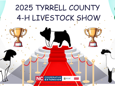 Banner for 4-H Livestock Show