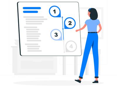 person reading data image