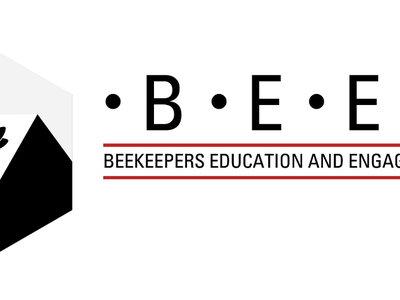 Hexagon logo with bee and text "B•E•E•S" and "BEEKEEPERS EDUCATION AND ENGAGEMENT SYSTEM"