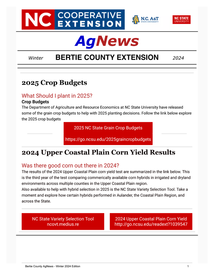Bertie AgNews Winter 2024 Edition Page 1