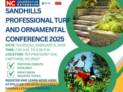 Green industry professional Opportunity- Sandhills T&O 2025 graphic