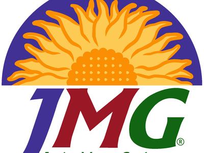 Sunflower graphic above letters "JMG" with text "Junior Master Gardener"