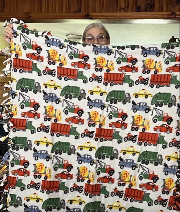 Children's Tie Blankets made by Robin Johnson