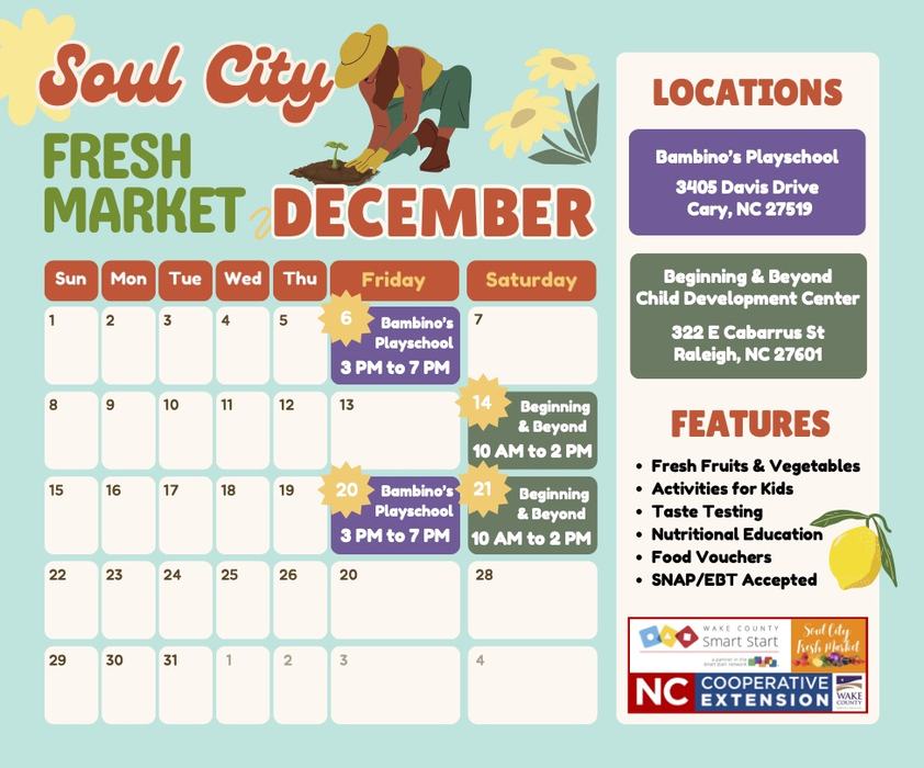 SoulCityCalendarDecember 1