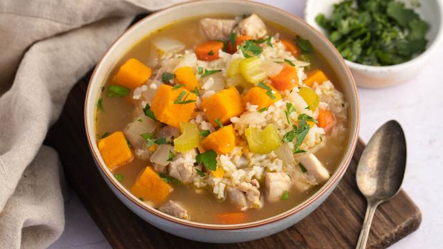 Sweetpotato-Chicken-and-Rice-Soup