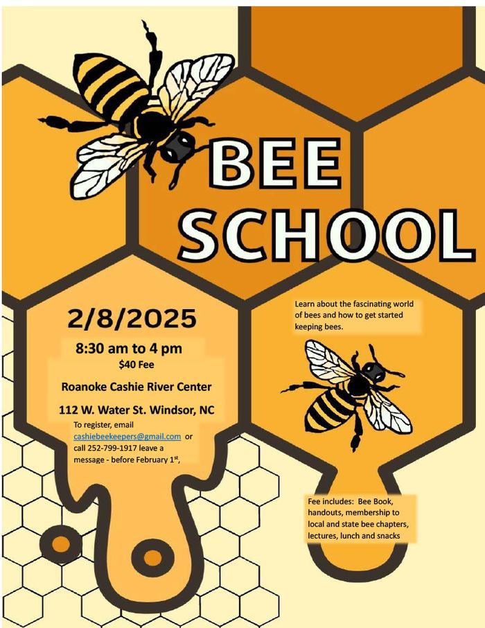 Bee School flyer