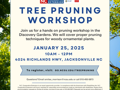 Image features trees in the background and information regarding the class.