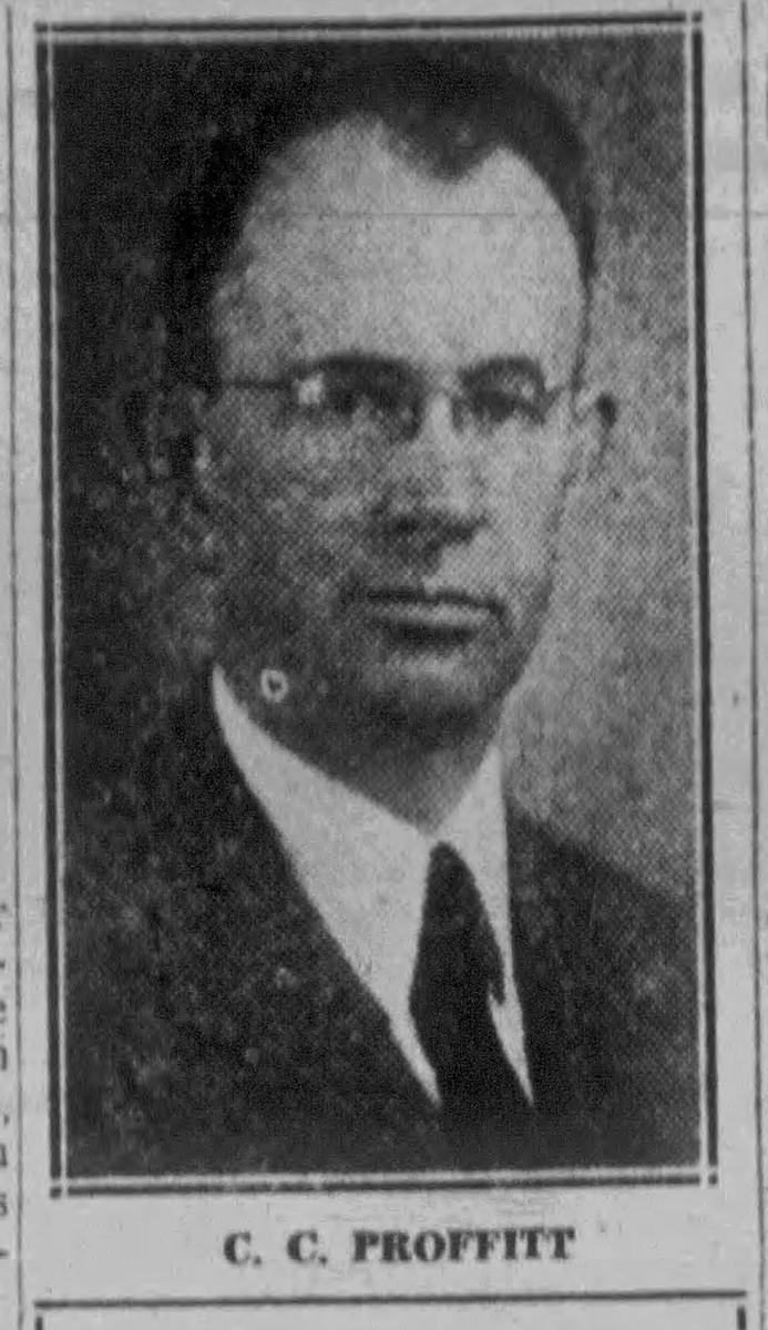 Photo of Carl Clawson (CC) Proffitt. 