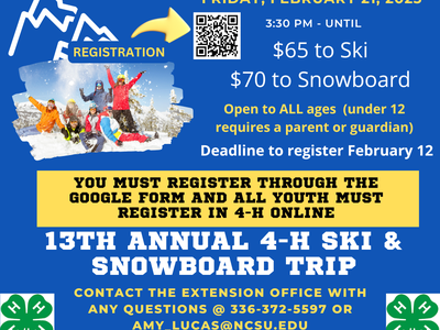 13th annual ski & snowboard flyer