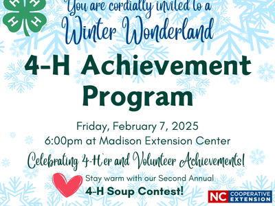 Invitation with snowflake background