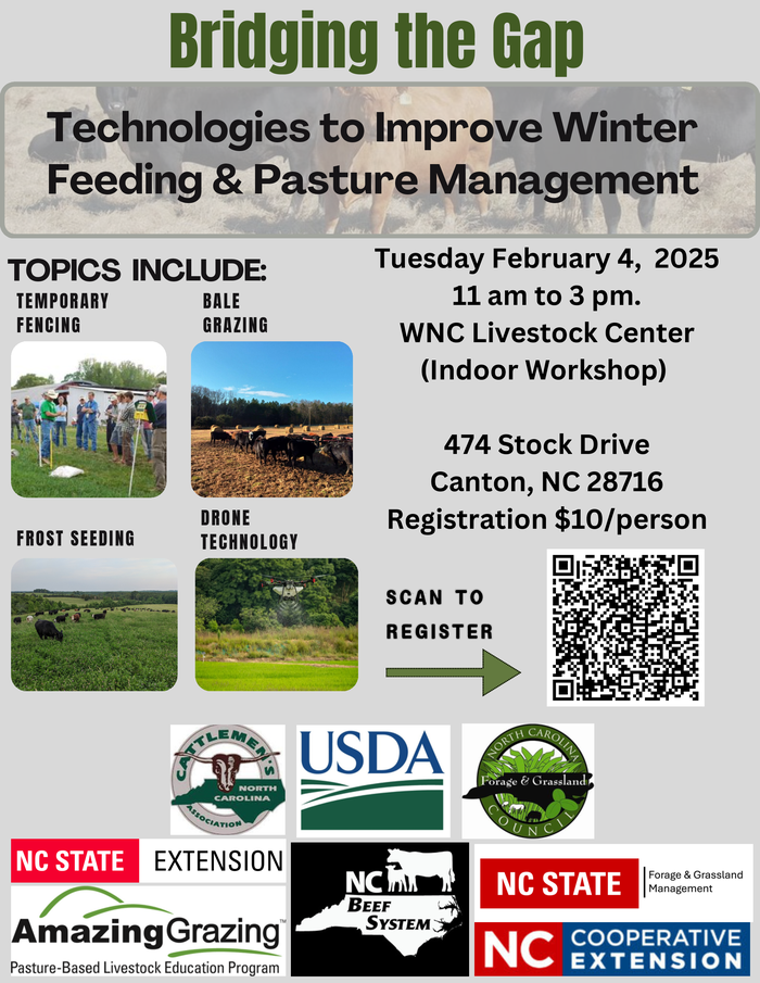 Flyer: Bridging the Gap — Technologies to Improve Winter Feeding & Pasture Management