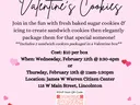 Make & Take Valentine's Cookies Flyer